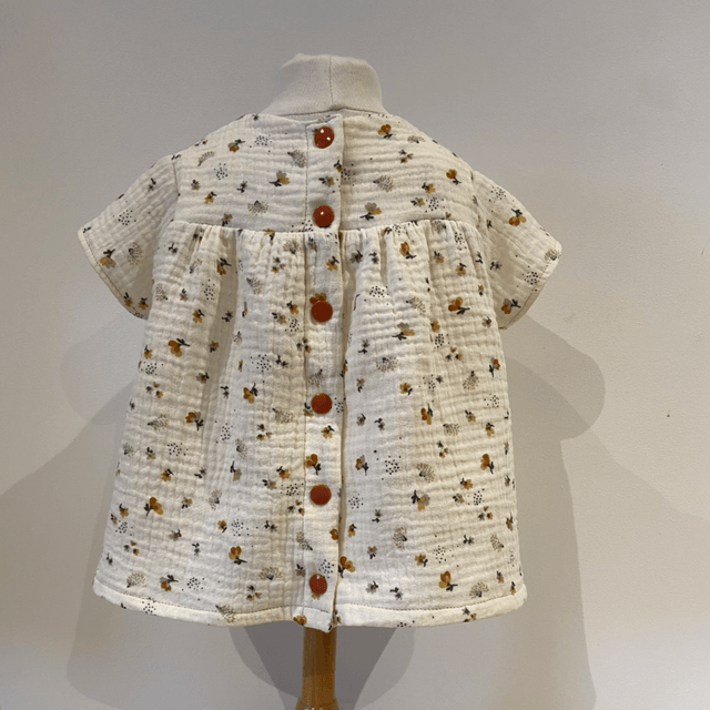 Blouse chemisier à manches courtes enfant