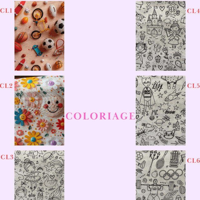 Cahier de coloriage lavable