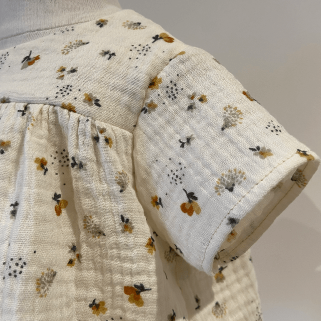 Blouse chemisier à manches courtes enfant